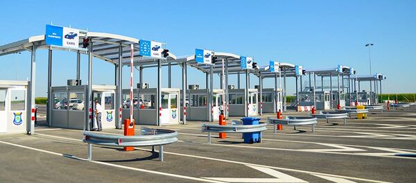 Punct de trecere a frontierei, România Punct de trecere a frontierei, România - Sputnik Moldova-România