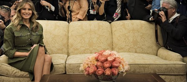 Меланья Трамп в Белом доме Меланья Трамп в Белом доме - Sputnik Молдова