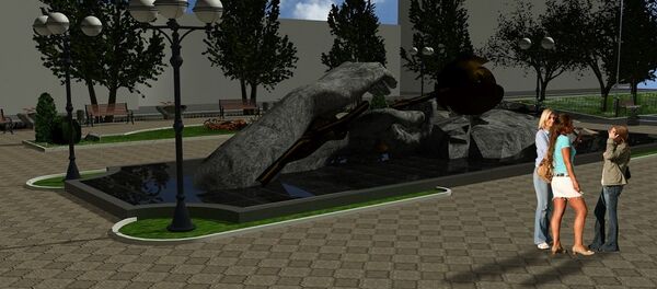 Проект мемориала погибшим в войне в Афганистане, Бельцы Проект мемориала погибшим в войне в Афганистане, Бельцы - Sputnik Молдова