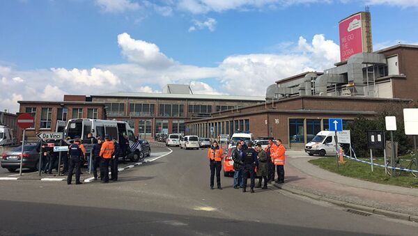 Полиция в аэропорту Брюсселя - Sputnik Молдова