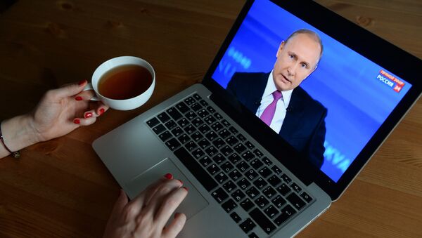 Трансляция Прямой линии с Владимиром Путиным - Sputnik Moldova