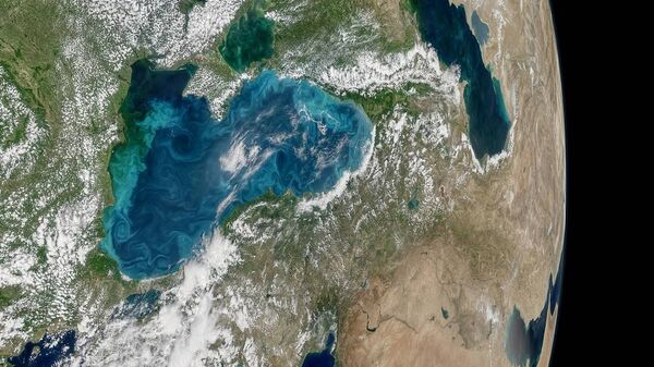 Marea Neagră, vedere din spațiu - Sputnik Moldova-România