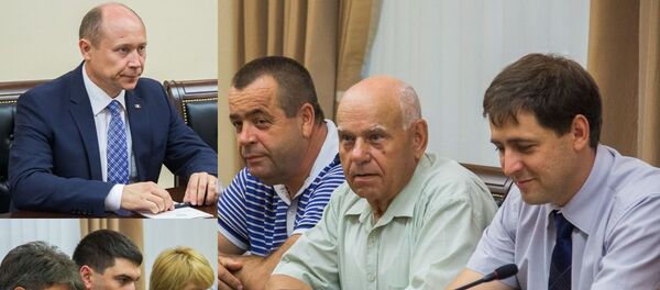 Strelet discuta cu producatorii de conserve in foto Inav Sandi - Sputnik Moldova