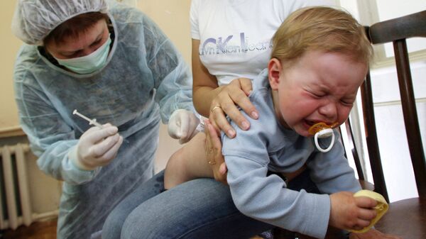 Работа прививочного кабинета детской поликлиники - Sputnik Moldova