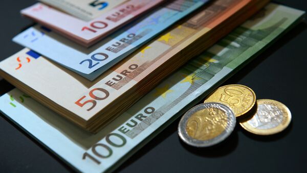 Banconote și monede euro - Sputnik Moldova