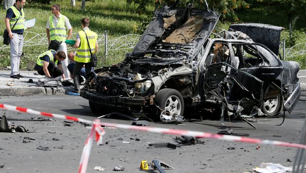 Explozia unei mașini la Kiev - Sputnik Moldova-România