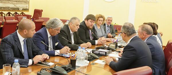 Vizita delegației oamenilor de afaceri din România la Moscova - Sputnik Moldova-România