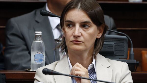 Ana Brnabic attends a parliament session in Belgrade, Serbia (File) - Sputnik Moldova