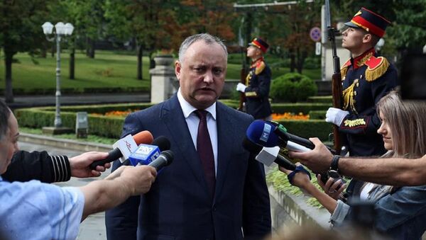 Președintele Republicii Moldova, Igor Dodon - Sputnik Moldova-România