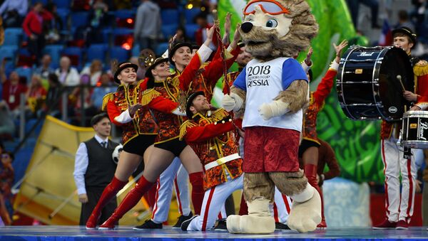 Официальный талисман чемпионата мира по футболу 2018 и Кубка конфедераций FIFA 2017 волк Забивака - Sputnik Молдова