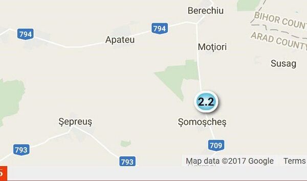 Epicentrul seismului Epicentrul seismului - Sputnik Moldova-România