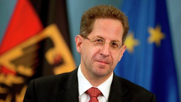 President of Germany's intelligence agency (German Verfassungsschutz), Hans-Georg Maassen, poses during a ceremony where he received the letter of appointment in Berlin, Germany, Wednesday, Aug. 1, 2012. - Sputnik Moldova-România