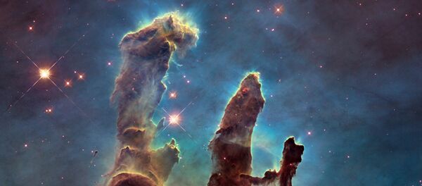 Скопление Столпы Творения, 1995. NASA - Sputnik Moldova-România