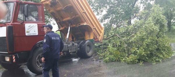 Consecințele ploii torențiale în raioanele de nord ale țării - Sputnik Moldova