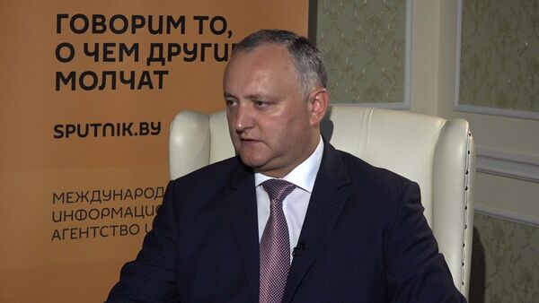 Эксклюзивное интервью президента Молдовы - Sputnik Молдова
