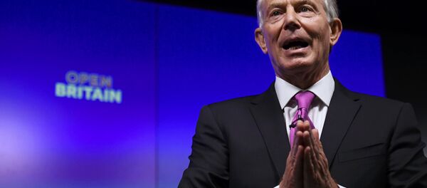 Former British Prime Minister Tony Blair delivers a keynote speech at a pro-Europe event in London, Britain, February 17, 2017. - Sputnik Moldova-România