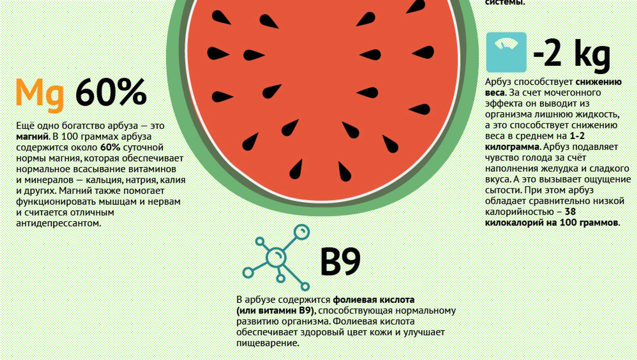 Сколько грамм в арбузе