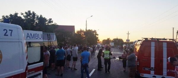 ДТП с пассажирским автобусом - Sputnik Молдова