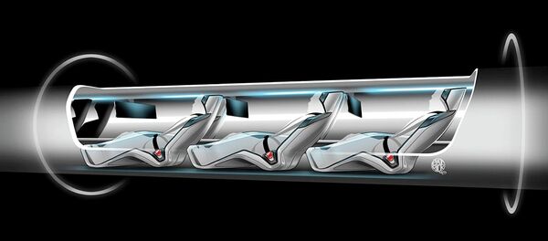 Hyperloop capsule with passengers onboard - Sputnik Moldova-România