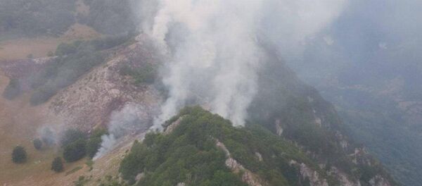 Incendii în munții din România Incendii în munții din România - Sputnik Moldova-România