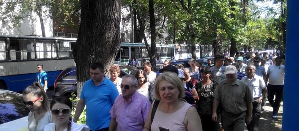 Протестующие расходятся - Sputnik Молдова