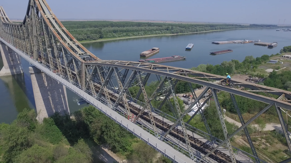 Vittorio Brumotti - Anghel Saligny bridge - Sputnik Moldova-România