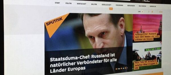 Немецкая версия информационного портала Sputnik - Sputnik Молдова