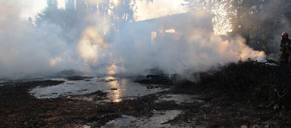 Пожар на Республиканском стадионе - Sputnik Молдова