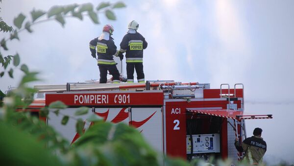 Пожар на Республиканском стадионе - Sputnik Молдова
