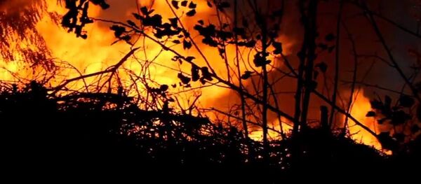 Пожар на Республиканском стадионе - Sputnik Молдова