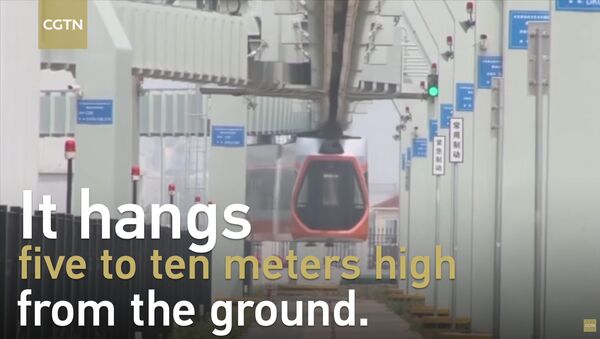 Самый быстрый в Китае подвесной поезд - Sputnik Молдова