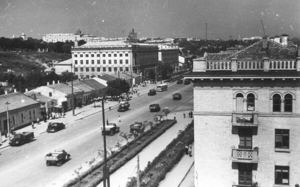 Кишинев, старое фото одного из районов города - Sputnik Молдова