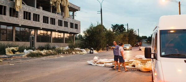 Снесенная ветром крыша - Sputnik Молдова