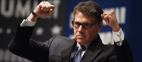Texas Gov. Rick Perry speaks at the Freedom Summit, Saturday, May 9, 2015, in Greenville, S.C Texas Gov. Rick Perry speaks at the Freedom Summit, Saturday, May 9, 2015, in Greenville, S.C - Sputnik Moldova-România