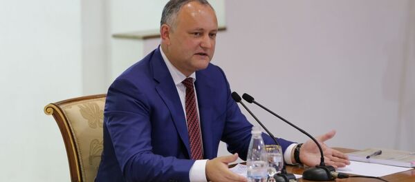 Встреча Игоря Додона с журналистами - Sputnik Молдова