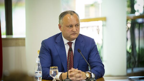 Встреча Игоря Додона с журналистами - Sputnik Молдова