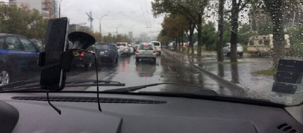 Пробка в Кишиневе Пробка в Кишиневе - Sputnik Молдова