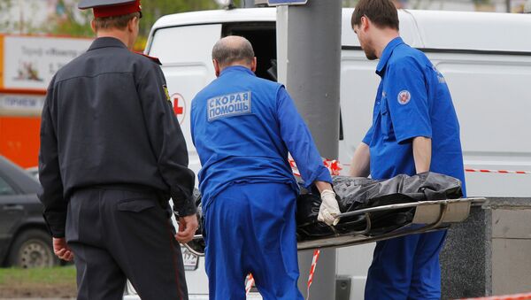 Убит мужчина в подземном переходе в Москве - Sputnik Moldova-România