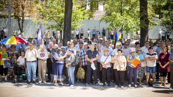 Митинг внепарламентской оппозиции в Кишиневе - Sputnik Молдова