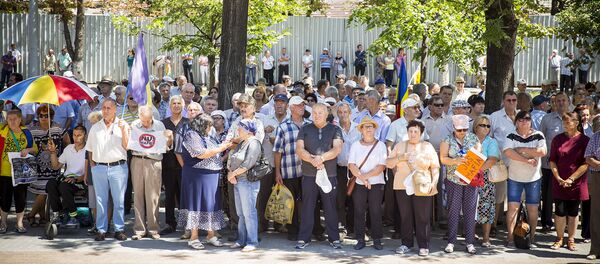 Митинг внепарламентской оппозиции в Кишиневе - Sputnik Молдова