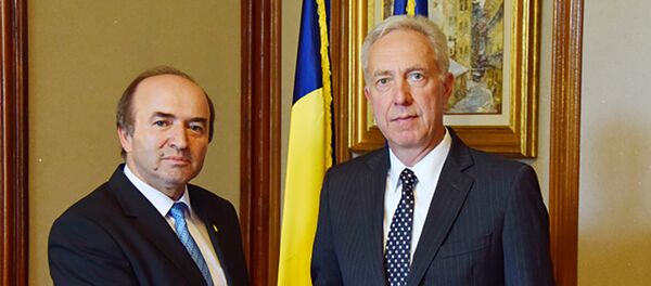 Tudorel Toader și Hans Klemm - Sputnik Moldova-România