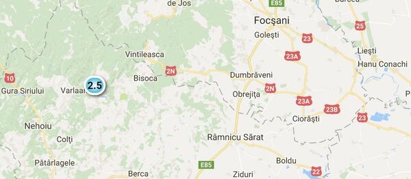 Cutremur, captură ecran - Sputnik Moldova-România