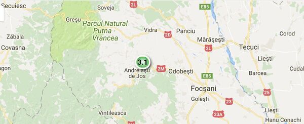 Cutremur, captură ecran - Sputnik Moldova-România