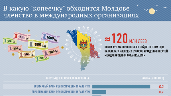 В какую копеечку обходится Молдове членство в международных организациях - Sputnik Молдова