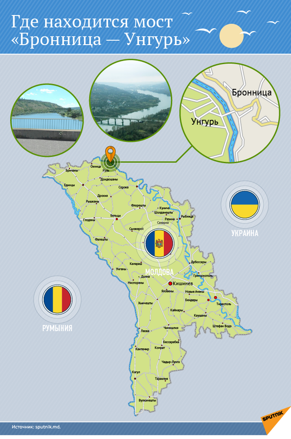 Где находится мост «Бронница — Унгурь» Где находится мост «Бронница — Унгурь» - Sputnik Молдова
