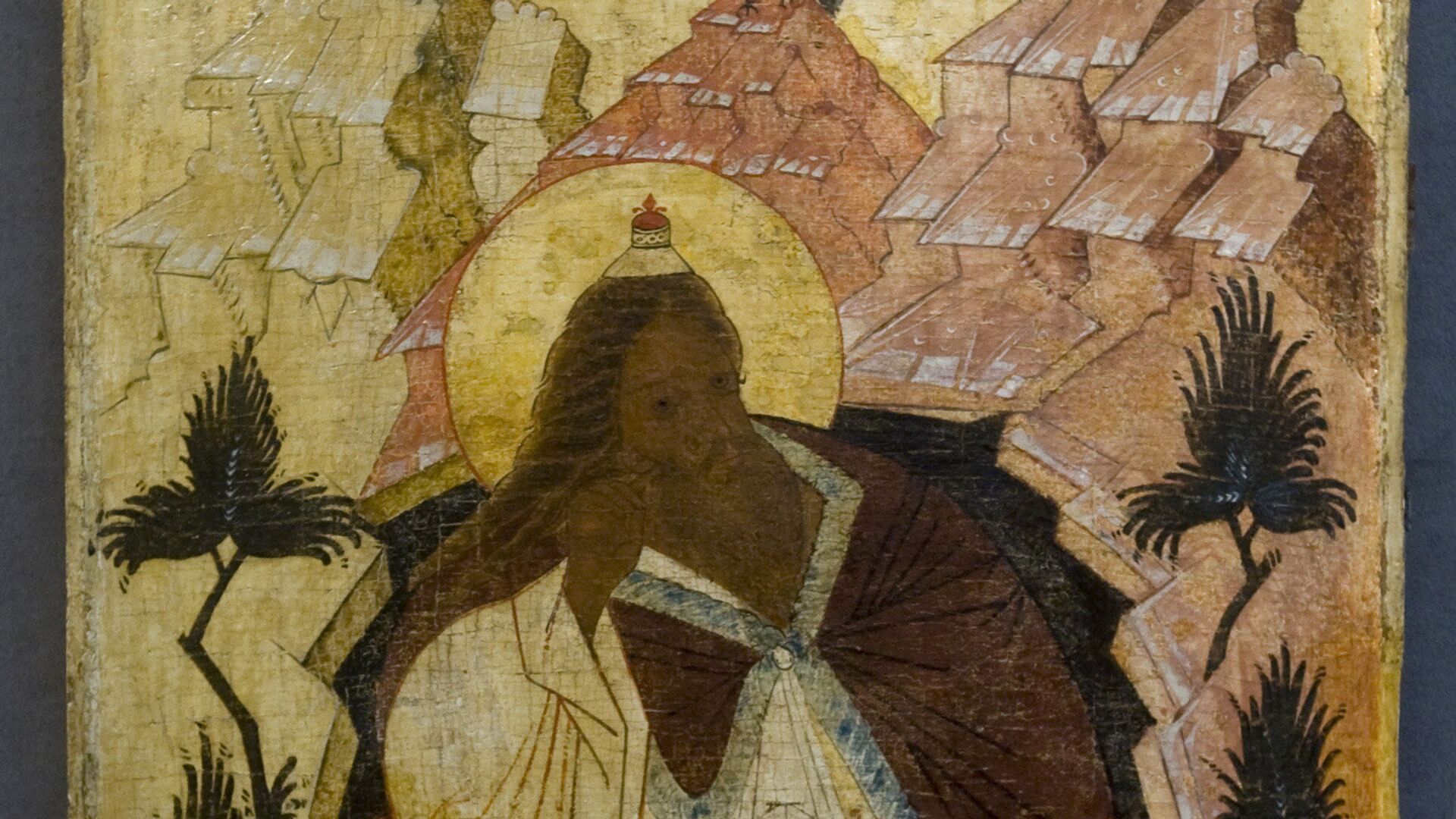 Икона Пророк Илья в пустыне (XV в.) - Sputnik Moldova, 1920, 02.08.2021