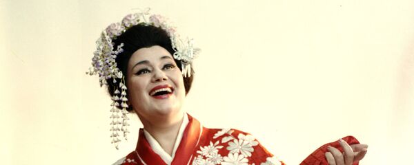 Мария Биешу в роли Чио-Чио-Сан - Sputnik Молдова