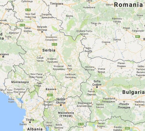 Balcani, captură ecran Balcani, captură ecran - Sputnik Moldova