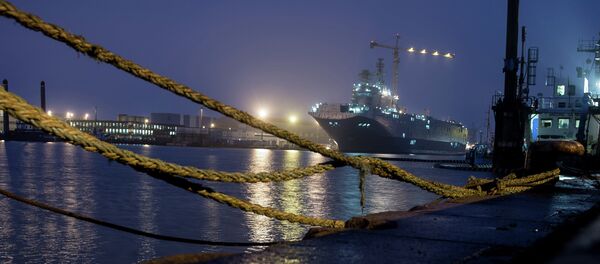 Cудостроительный завод фирмы STX Europe в городе Сен-Назер - Sputnik Moldova