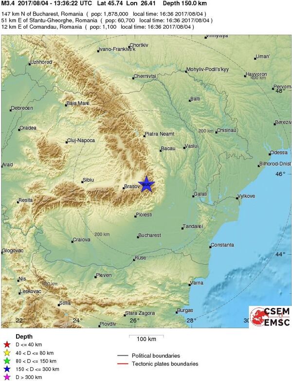 Землетрясение в Румынии Землетрясение в Румынии - Sputnik Молдова
